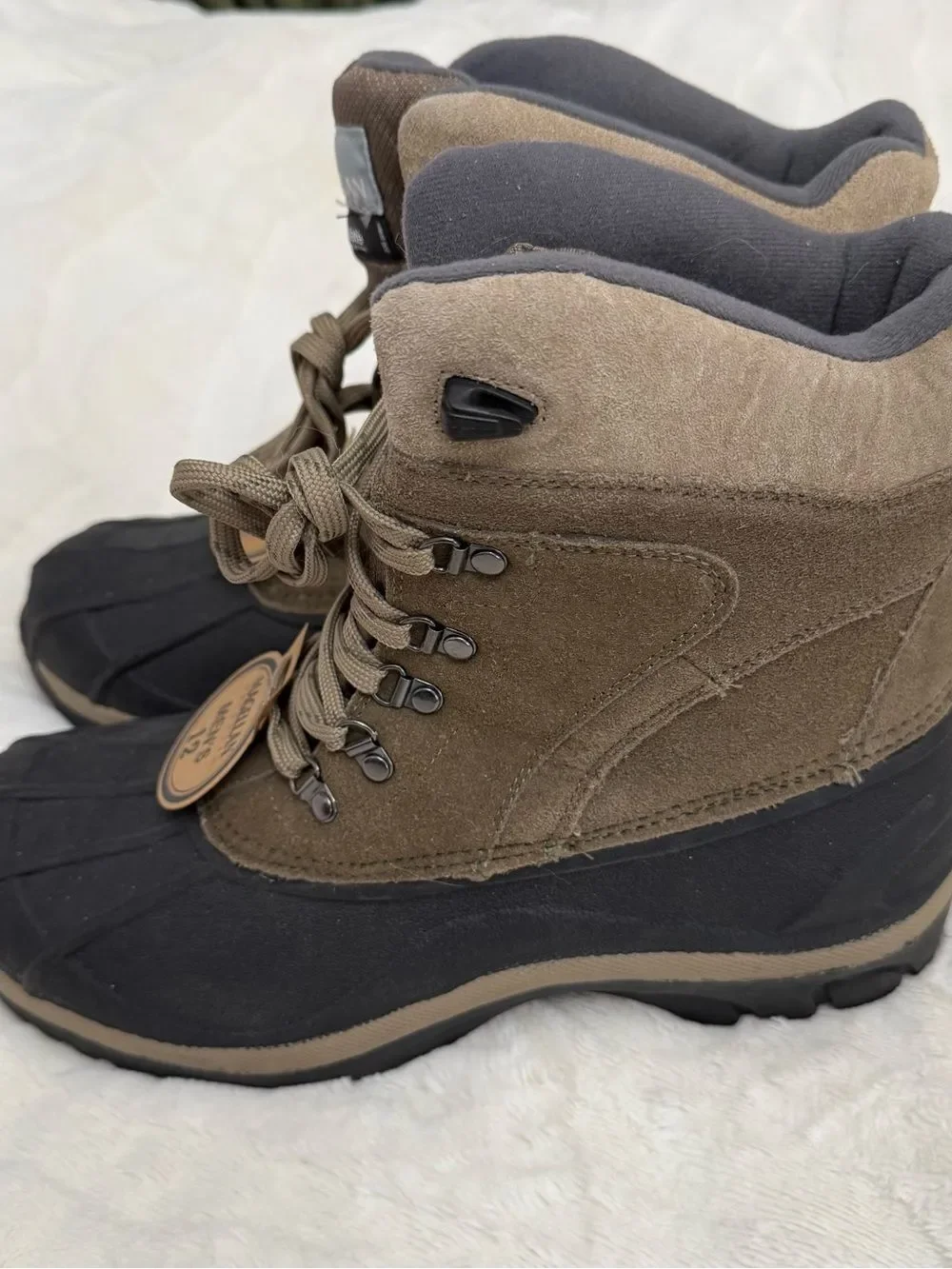 Magellan Outdoors Olive Brown Waterproof Hiking Boots